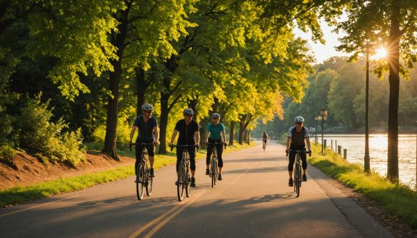 Balades velo le long du fleuve