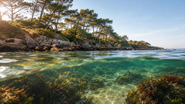 Bois de la Chaise à Noirmoutier : unFond marin sous la forêt