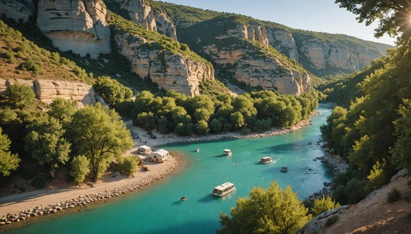 Guide des riviere et baignade proches du camping ardeche