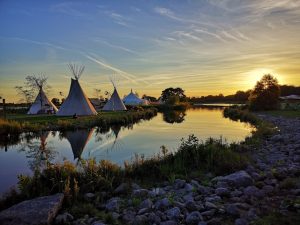 tipis rivière